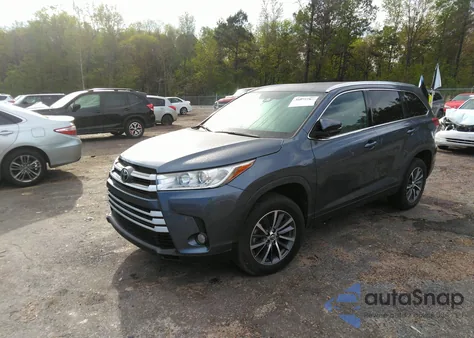 2019 Toyota Highlander Xle из США, поврежденный, VIN 5TDKZRFH3KS345121